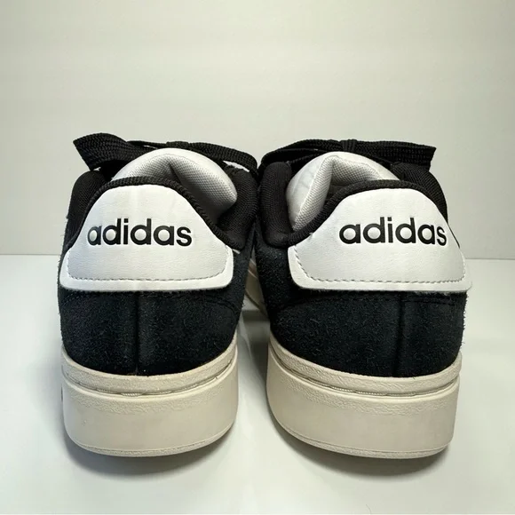 Adidas Black Suede & White Shoes - Picture 2 of 6